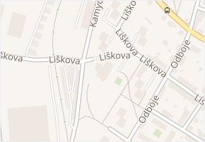 Liškova v obci Litoměřice - mapa ulice