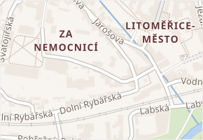 Máchova v obci Litoměřice - mapa ulice