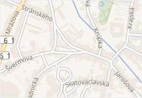 Mariánské náměstí v obci Litoměřice - mapa ulice