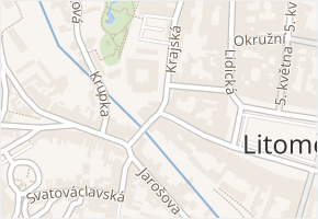 Michalská v obci Litoměřice - mapa ulice