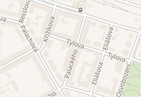 Palackého v obci Litoměřice - mapa ulice