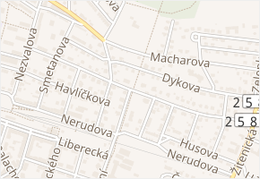 Sokolovská v obci Litoměřice - mapa ulice