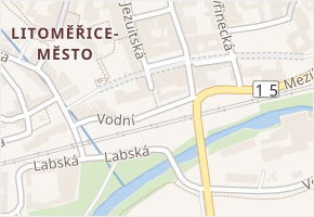 Stará Mostecká v obci Litoměřice - mapa ulice