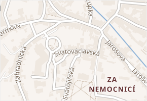 Svatováclavská v obci Litoměřice - mapa ulice
