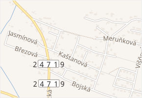Švestková v obci Litoměřice - mapa ulice