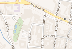 Tyršovo náměstí v obci Litoměřice - mapa ulice