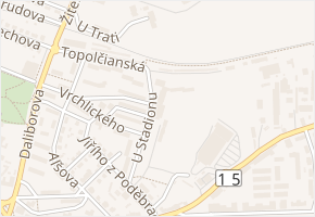 U Stadionu v obci Litoměřice - mapa ulice