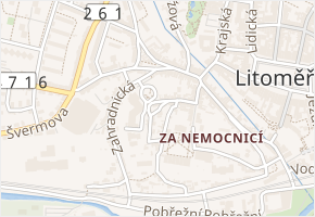 Václavská v obci Litoměřice - mapa ulice