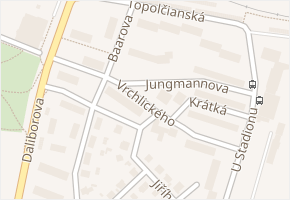 Vrchlického v obci Litoměřice - mapa ulice