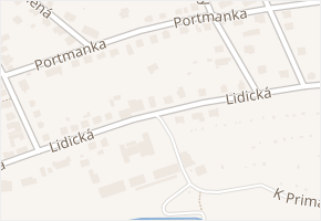 Lidická v obci Litomyšl - mapa ulice
