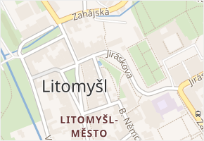 Mariánská v obci Litomyšl - mapa ulice