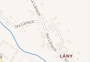 Na Lánech v obci Litomyšl - mapa ulice