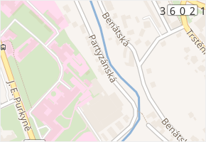 Partyzánská v obci Litomyšl - mapa ulice