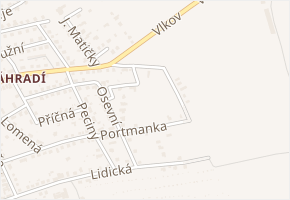 Purkmistra Laška v obci Litomyšl - mapa ulice