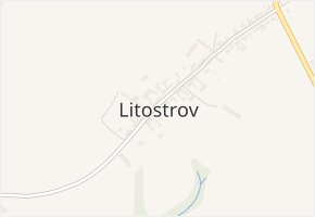 Litostrov v obci Litostrov - mapa části obce