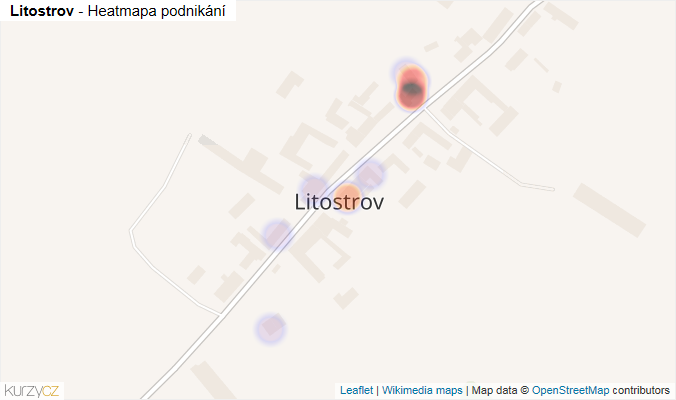 Mapa Litostrov - Firmy v části obce.