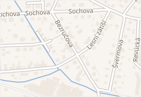 Bezručova v obci Litovel - mapa ulice