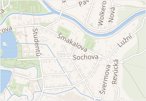 Čs. armády v obci Litovel - mapa ulice