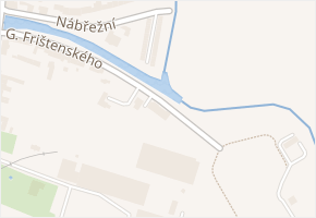 G. Frištenského v obci Litovel - mapa ulice