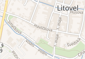 Havlíčkova v obci Litovel - mapa ulice