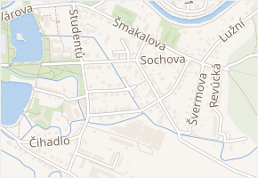 Jiráskova v obci Litovel - mapa ulice