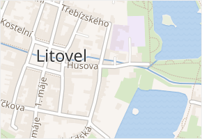 Jungmannova v obci Litovel - mapa ulice