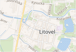 Kostelní v obci Litovel - mapa ulice