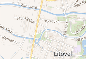 Lidická v obci Litovel - mapa ulice