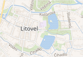 Nová v obci Litovel - mapa ulice