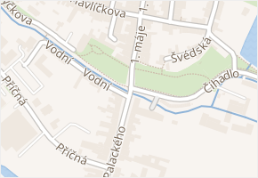 Palackého v obci Litovel - mapa ulice