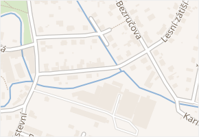 Šemberova v obci Litovel - mapa ulice