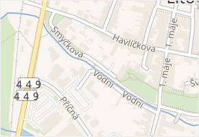 Smyčkova v obci Litovel - mapa ulice