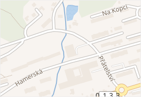 Hamerská v obci Litvínov - mapa ulice