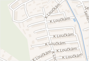 K Loučkám v obci Litvínov - mapa ulice