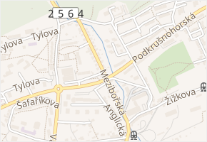 Mezibořská v obci Litvínov - mapa ulice