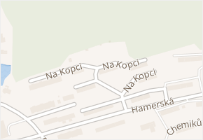 Na Kopci v obci Litvínov - mapa ulice