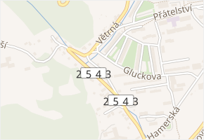 Nad Potokem v obci Litvínov - mapa ulice