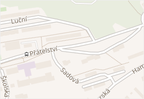 Přátelství v obci Litvínov - mapa ulice