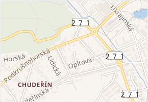 Prokopa Holého v obci Litvínov - mapa ulice