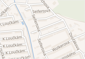 Seifertova v obci Litvínov - mapa ulice