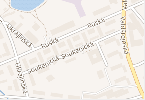 Soukenická v obci Litvínov - mapa ulice
