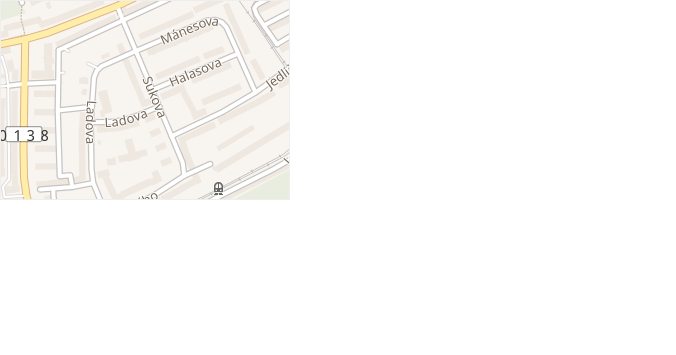 Sukova v obci Litvínov - mapa ulice