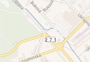 Tyrše a Fügnera v obci Litvínov - mapa ulice