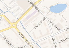 Ukrajinská v obci Litvínov - mapa ulice