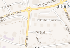 Valdštejnská v obci Litvínov - mapa ulice