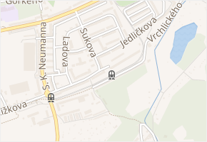 Vrchlického v obci Litvínov - mapa ulice