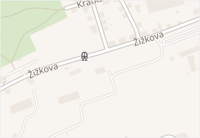 Žižkova v obci Litvínov - mapa ulice
