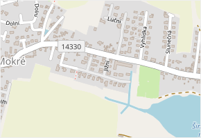 Jižní v obci Litvínovice - mapa ulice