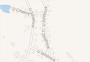 U Střelnice v obci Litvínovice - mapa ulice