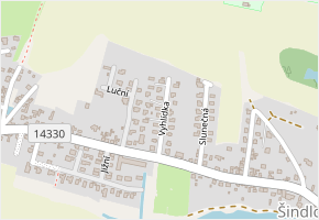 Vyhlídka v obci Litvínovice - mapa ulice